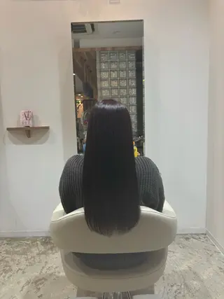 ロング 佐藤 優里のヘアスタイル