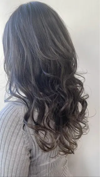 セミロング カラー ✨シルクストレート✨ 美髪髪質改善Yukiのヘアスタイル
