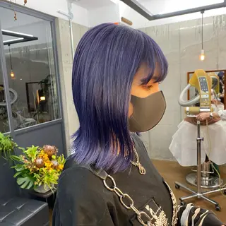 セミロング カラー ハイトーン/デザイン hirokiのヘアスタイル