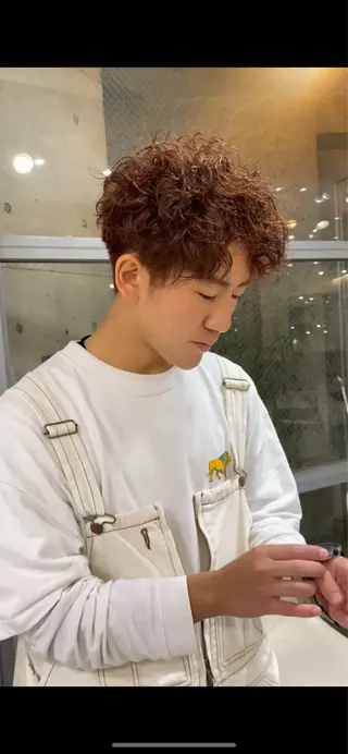 メンズ hyuga/パーマ /ニュアンスパーマのヘアスタイル