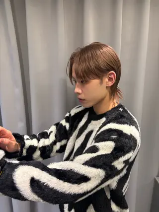 ショート メンズ jyui/原宿 ハイトーン/デザインのヘアスタイル