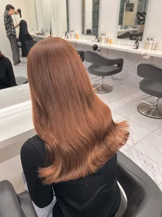 ロング カラー 💖札幌カラー 指名No.1💖玲奈のヘアスタイル