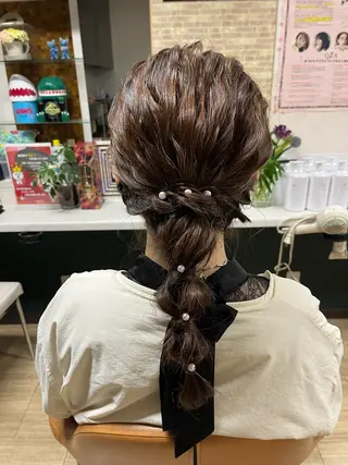 ヘアアレンジ 鍋田 彩歌のマツエク・マツパデザイン