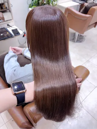 ロング カラー a-o横浜所属・村山 茉衣のヘアスタイル