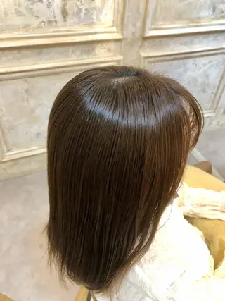 セミロング 鷺沼駅徒歩1分 キシタクのヘアスタイル