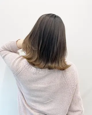 ミディアム カラー パーマ ヘアアレンジ 【公式】amble luxe池袋東口🩷のヘアスタイル