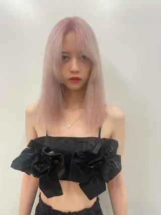 セミロング カラー 🩶大人韓国ヘア 渋谷/Satsukiのヘアスタイル