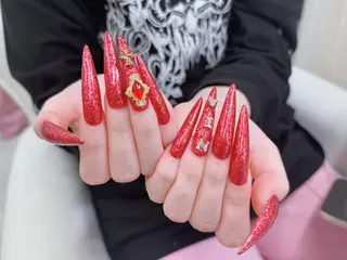 ネイル lucky nail 歌舞伎町のネイルデザイン
