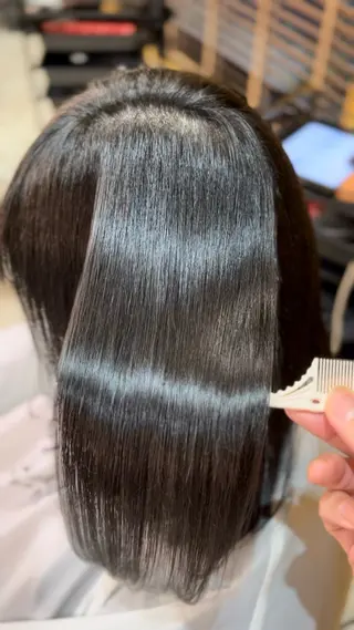 ロング 縮毛矯正/髪質改善 飯田公祐のヘアスタイル