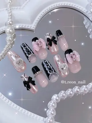 ネイル 3Dアートネイル💗 都築レナのネイルデザイン