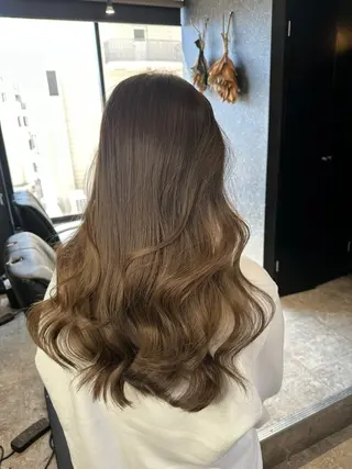 セミロング COCO/ブリーチ エクステ/ハイトーンのヘアスタイル