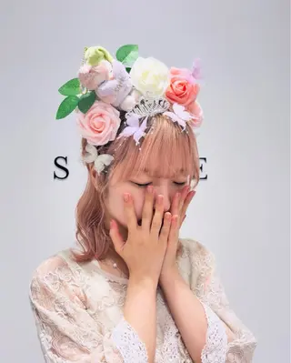 ヘアアレンジ ヘアセット/ミニボブ /レイヤー 山田寛菜のヘアスタイル