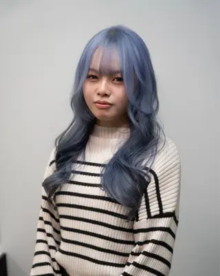 ロング カラー メンズカットモデル/ ブリーチ/いぶきのヘアスタイル