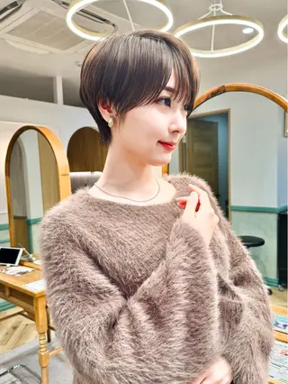 ショート 360°キレイな ショートカットのヘアスタイル