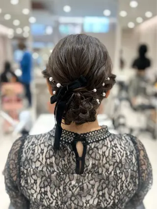 ロング カラー ヘアアレンジ 髙木美緒🌿 レイヤー/アレンジのヘアスタイル