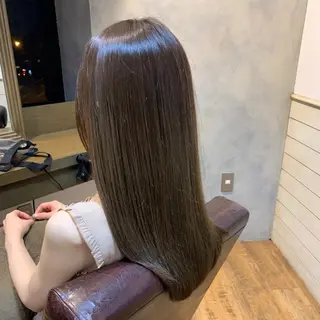 ロング カラー ✨️美髪矯正×似合わ せ艶カラー✨藤田透のヘアスタイル