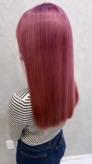 ロング カラー 🐝Haney .haruka🐝のヘアスタイル