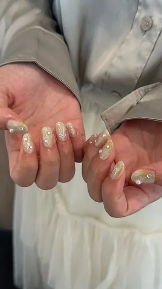 ネイル 🎀フェイ フェイ🫧💗のネイルデザイン