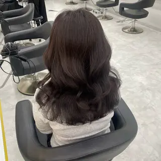 セミロング カラー パーマ ヘアアレンジ メンズ キッズ 💖横浜ブリーチなし 💖MIHOのヘアスタイル