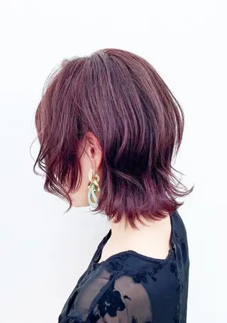 ショート カラー ✨艶髪カラー✨ ななみのヘアスタイル
