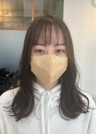 ミディアム sa waのヘアスタイル