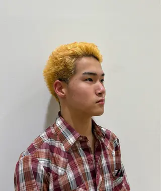 ショート カラー メンズ Reverie  ZENKO所属・田中 真白のヘアスタイル