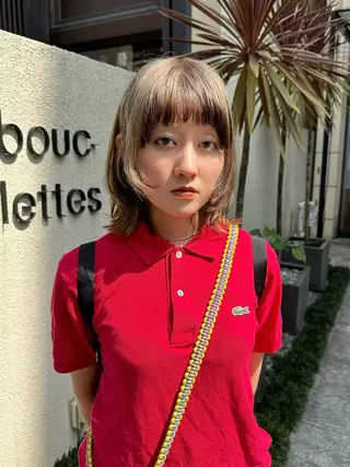 カラー 中野 ちよのヘアスタイル