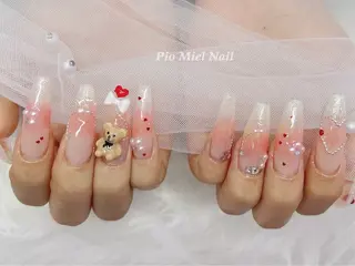 ネイル HANA 長さだしのネイルデザイン