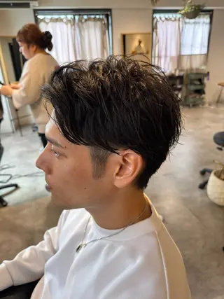 ショート 髪質改善/縮毛矯正 /メンズパーマ川田のヘアスタイル