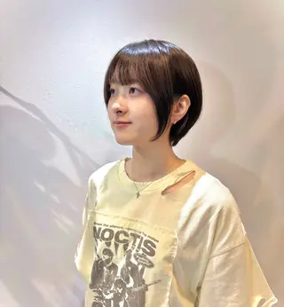 ショート ショート/レイヤー/ ボブ/安本和史のヘアスタイル