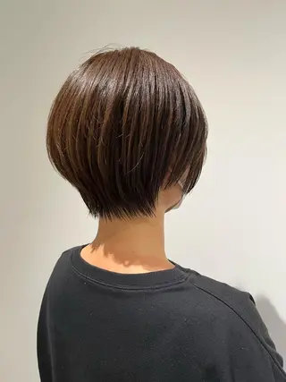 ショート カラー マンツーマン 縮毛矯正/マユコのヘアスタイル