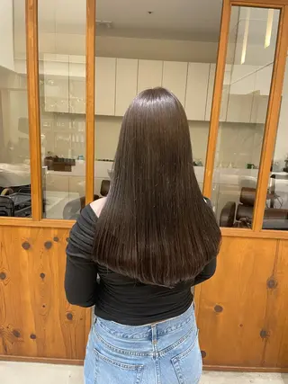 ロング カラー 三宅 瑠偉のヘアスタイル