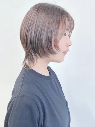 ショート ボブ/ゆるふわ ボブパーマ/とういのヘアスタイル