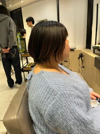 ショート SNSモニター募集！ くせ毛特化/大村のヘアスタイル