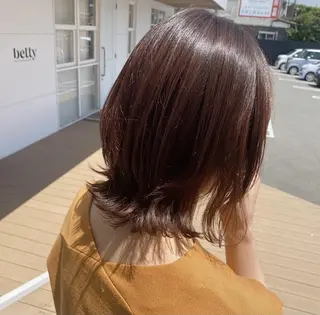 ミディアム カラー Ryoya /ラーム乃木店のヘアスタイル