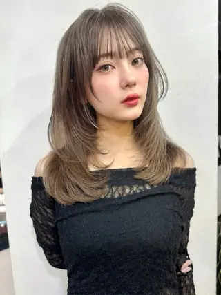 ロング カラー 似合わせレイヤー 🇰🇷荒木洋文のヘアスタイル