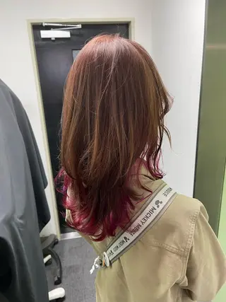 ミディアム カラー 栄/レイヤーカット /ケアブリーチ🍁楓のヘアスタイル
