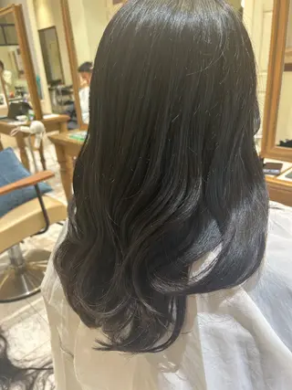 ロング Yamamoto 半個室美容室zinaのヘアスタイル