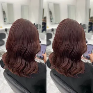 ロング まろっと艶感ブラウン ベージュ🤍まなかのヘアスタイル