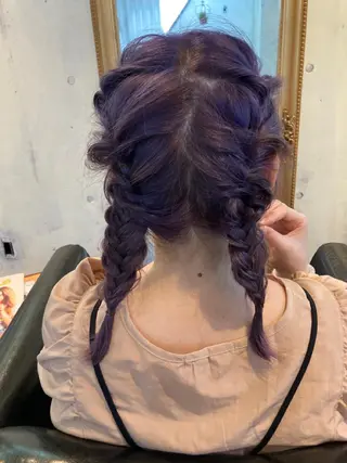 カラー ヘアアレンジ マエダ　カズエ🫶 coronahairのヘアスタイル
