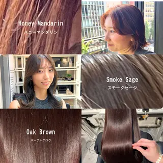 ミディアム 恵比寿韓国レイヤー× 艶透明感カラー大場のヘアスタイル