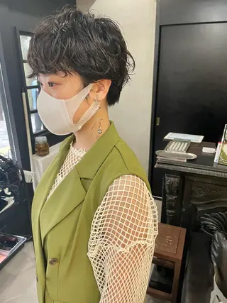 ショート パーマ ショート・ボブ ・ウルフ✂︎IMAIのヘアスタイル