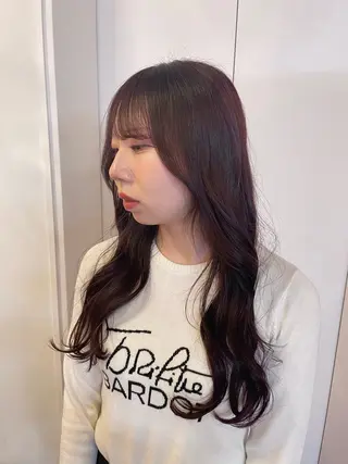 ロング TOMIKUDA RIOのヘアスタイル