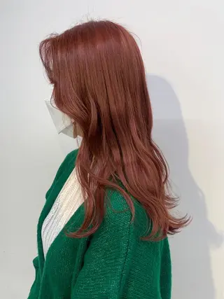 カラー 🎀愛されピンク ラベンダー💜ゆいのヘアスタイル