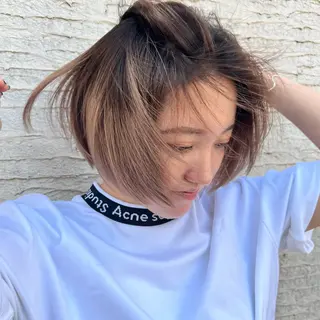 ミディアム 北内 登真のヘアスタイル