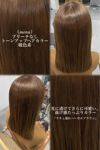 カラー green/ yudukiのヘアスタイル