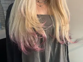 ロング カラー 韓国ヘア/ハイトーン RYUSEIのヘアスタイル