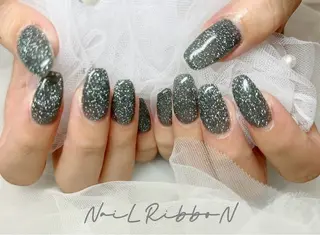 ネイル ネイルリボン 笠井のネイルデザイン