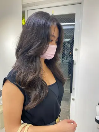 ロング パーマ 🩶Nemoto Saki🩶のヘアスタイル