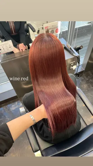 ロング カラー ヘアアレンジ ハイトーン/透明感 髪質改善/rinaのヘアスタイル